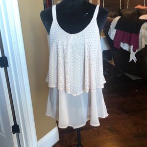 Light pink and gold shirt